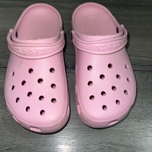 Pink Crocs